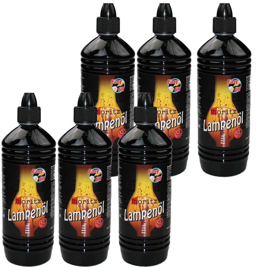 Moritz Lampenöl 6L Lampenöl Lampen Öl Fackelöl Öllampe Laterne, (Brennstoff), für Bambusfackeln, Gartenfackeln, Öllampen Outdoor Zubehör