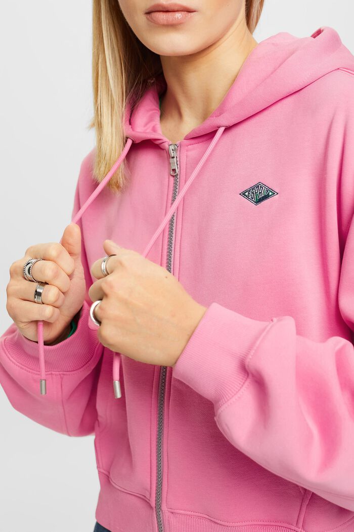Logo-Hoodie mit Reißverschluss
