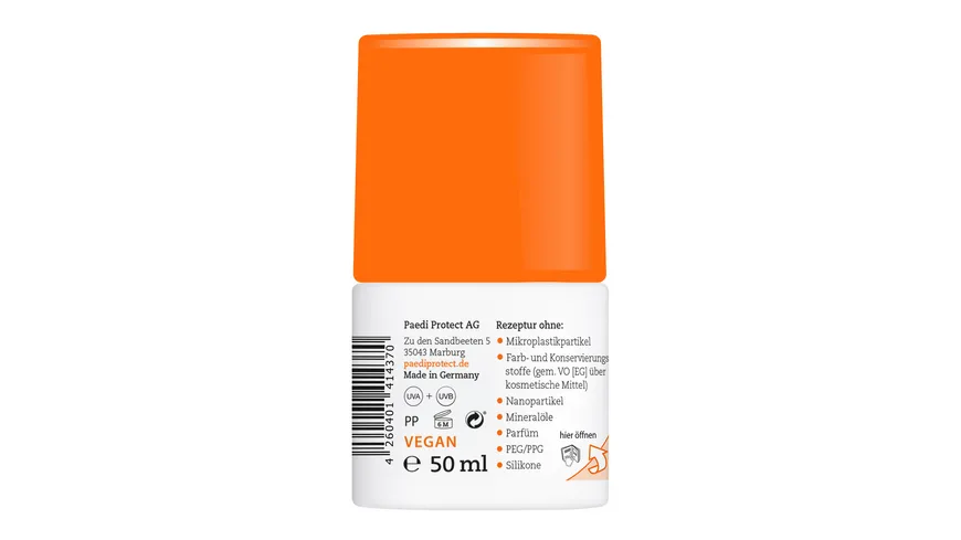 PAEDIPROTECT Sonnenroller LSF 50 50 ml