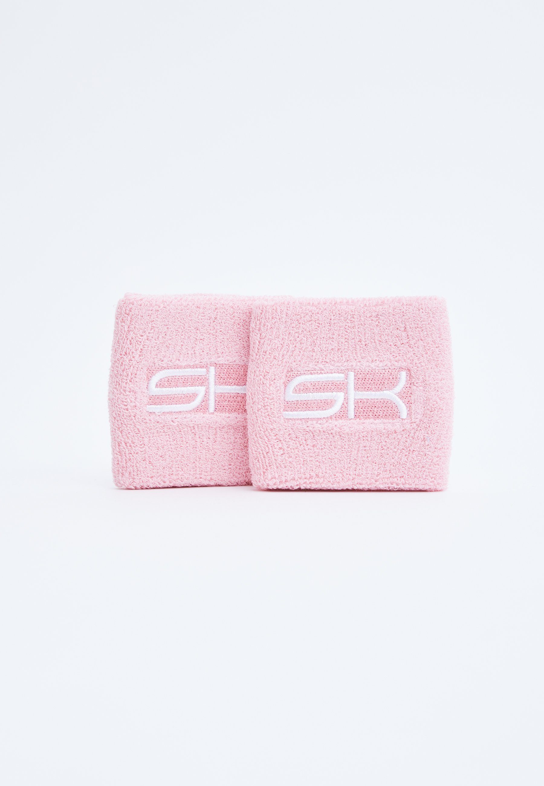SPORTKIND Schweißband Tennis Schweißbänder klein 2er Set unisex Kinder & Erwachsene, hellrosa