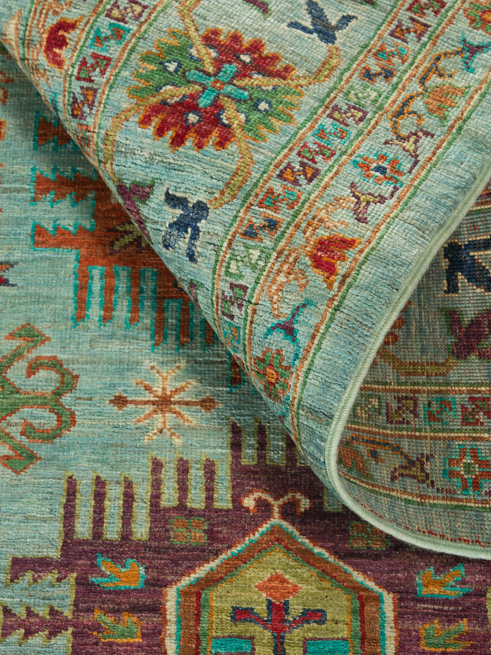 Kazak Ghazni ca. 214 x 301 cm, Unikat / Einzelstück