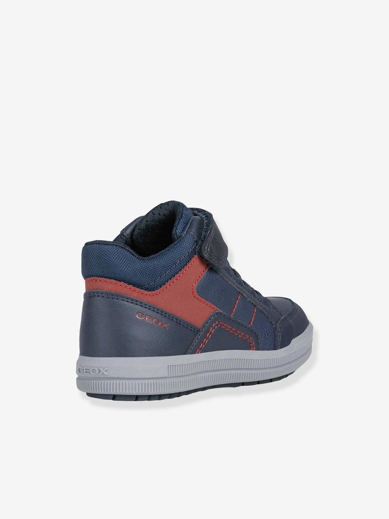 Baskets MID garçon J Arzach Boy GEOX® marine rouge