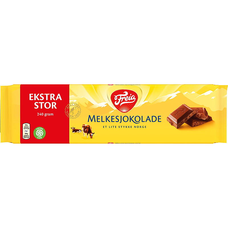 Freia Melkesjokolade 240 g Freia