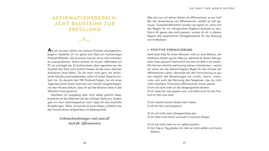 Wenn ein Satz dein Leben verändert