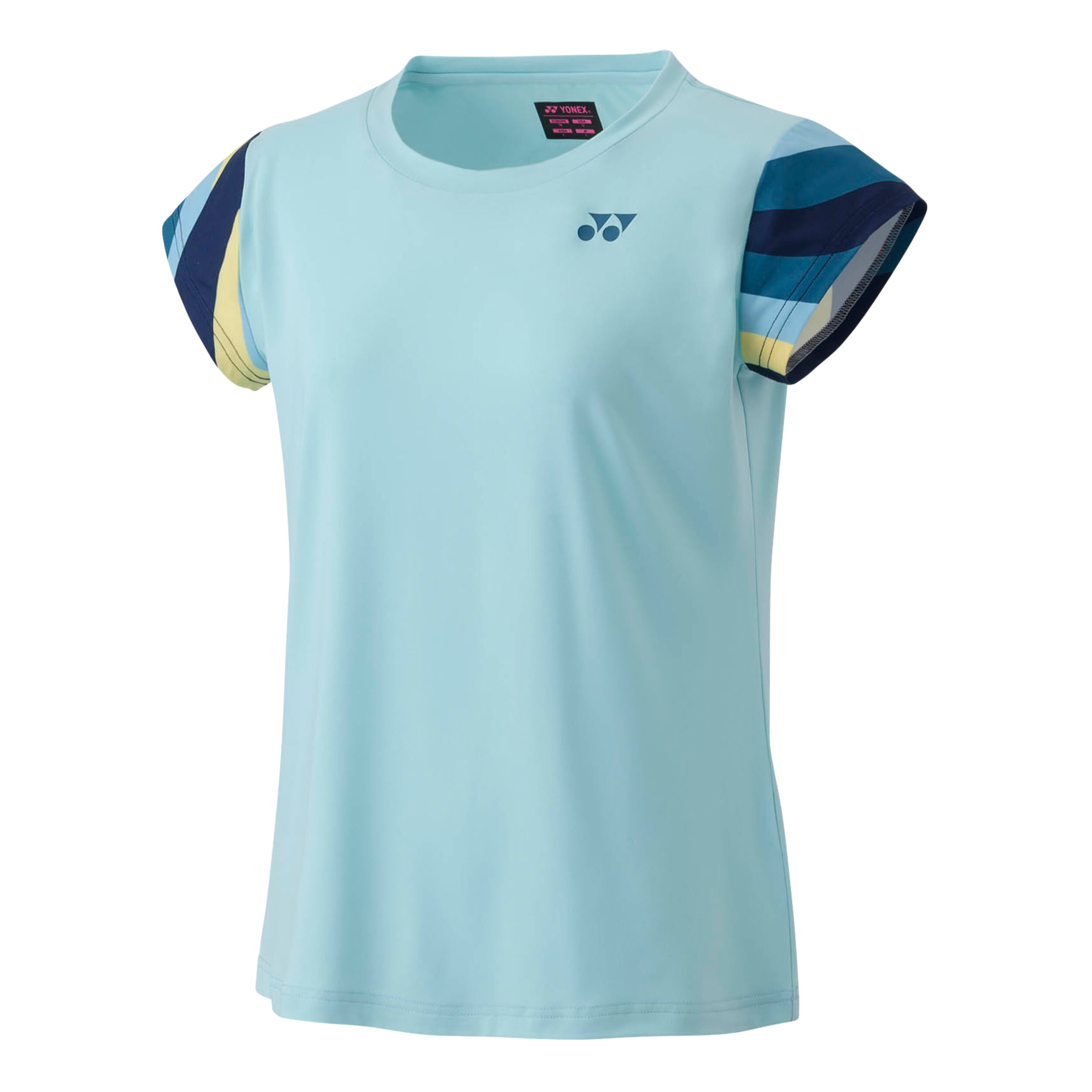 Crew Neck T-Shirt Damen - Blau