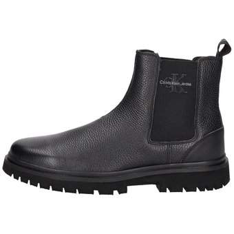 Calvin Klein Mid Chelsea Boot Lth in schwarz