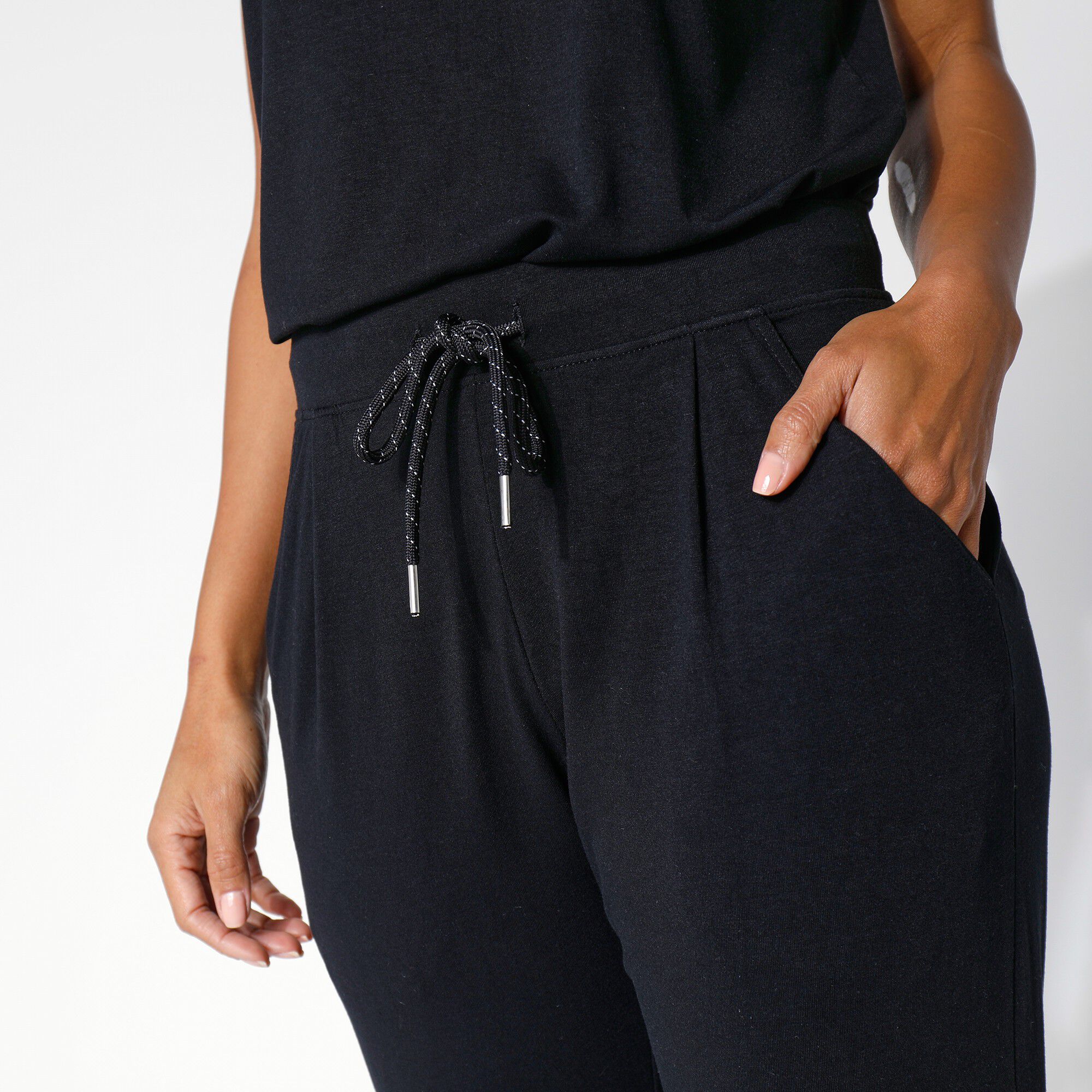 Pantalon maille fluide uni