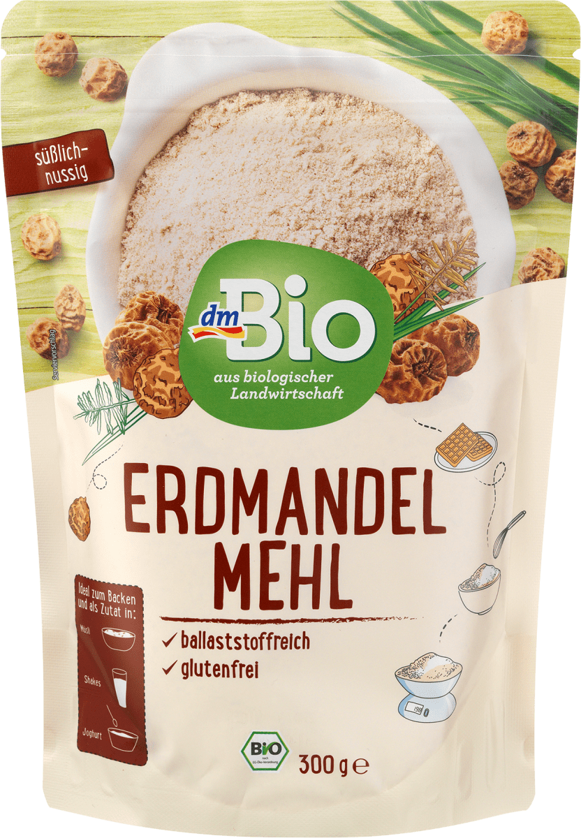 Erdmandelmehl, glutenfrei, 300 g
