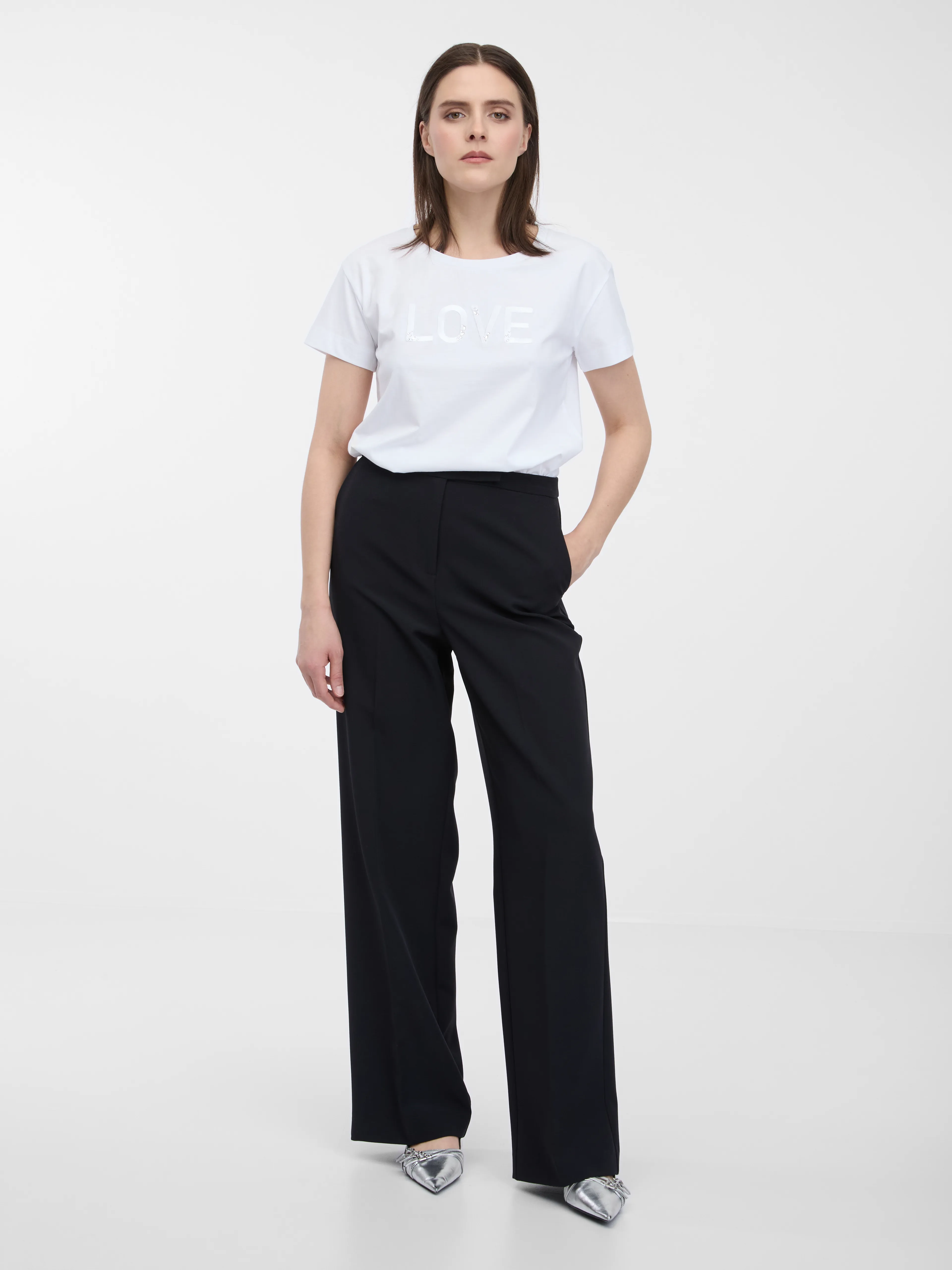 Weißes Damen-T-Shirt ORSAY
