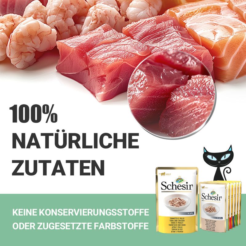 Schesir Jelly Pouch 6 x 85 g zu TOP-Preisen