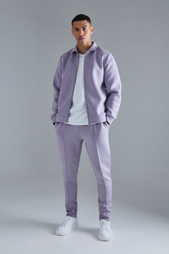 Schmale Slim-Fit Scuba-Jogginghose