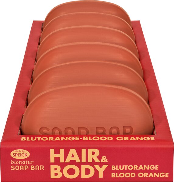 Speick Naturkosmetik Made by Speick Bionatur Soap Bar Blutorange Festes Shampoo
