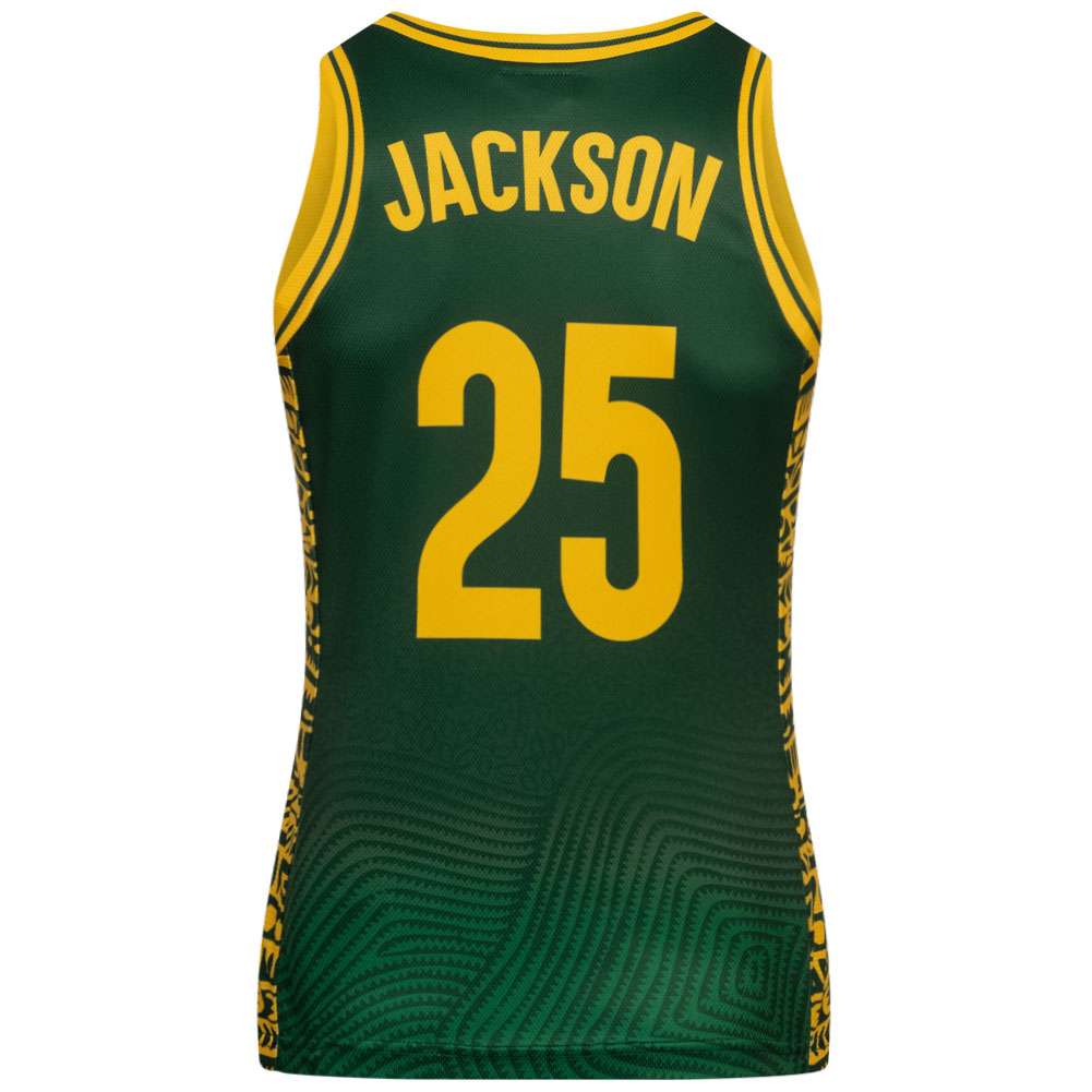 Australien Basketball macron Indigenous Damen Trikot grün