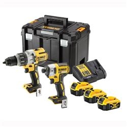 DeWalt DCK276P3T-QW Kombi-Set 18V 3 x 5,0Ah Li-Ion - DCD996 Akku-Schlagbohrschrauber + DCF887 Akku-Schlagschrauber