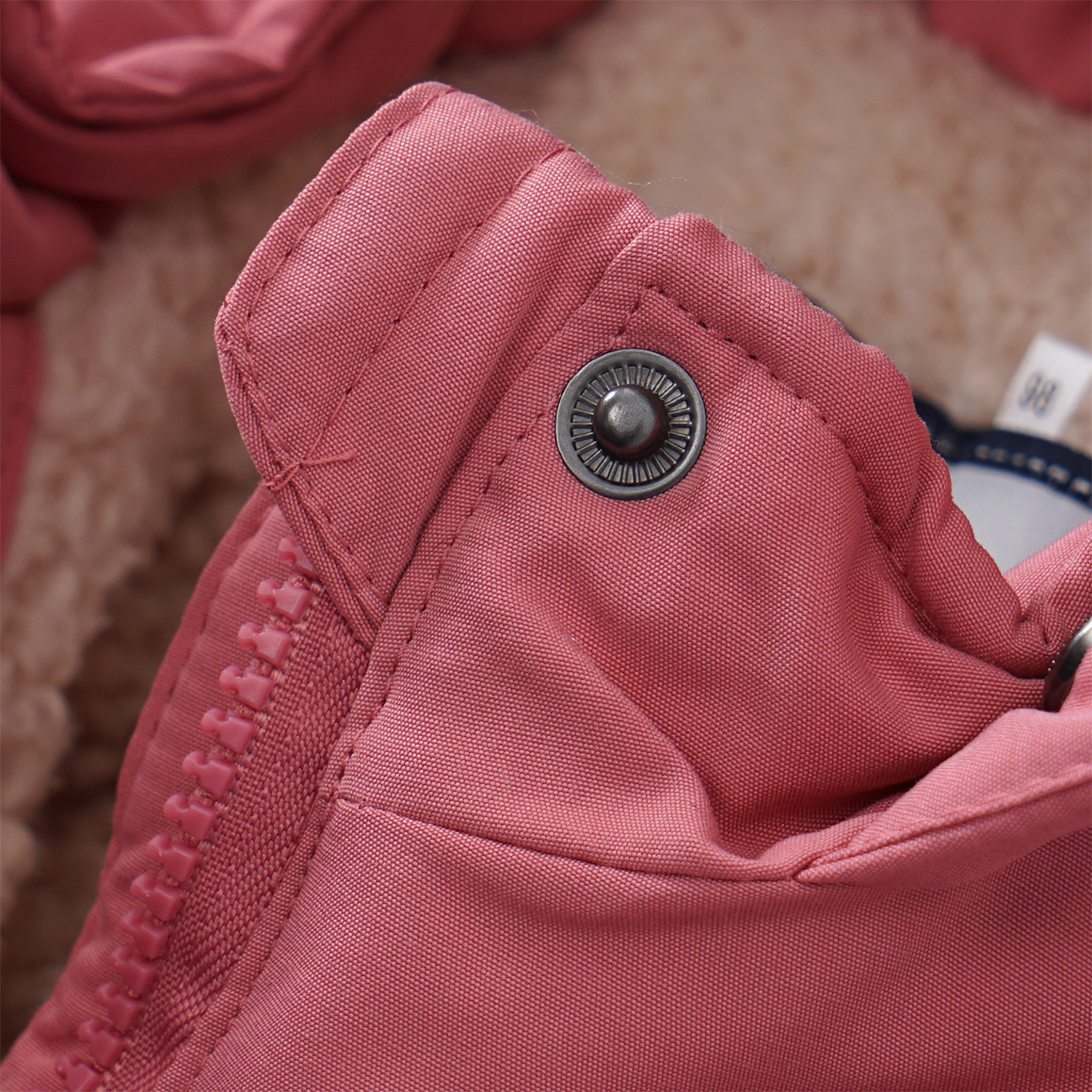 Mädchen Parka mit Fellimitat