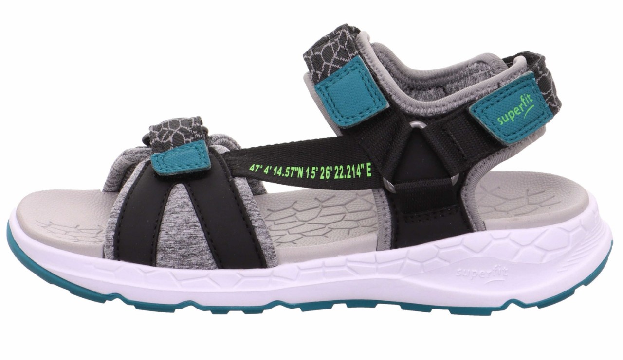 SUPERFIT Mädchen Sandalen schwarz
