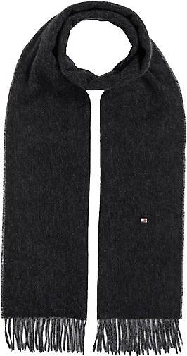 TOMMY HILFIGER Herren Kaschmirschal TH CASHMERE PLAQUE SCARF