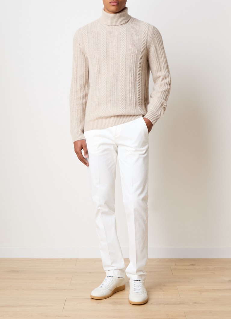 Corneliani Slim fit chino with side pockets