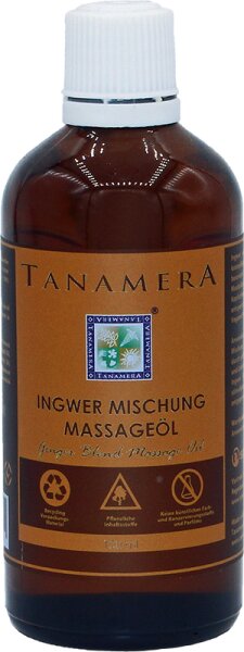 Tanamera Ingwer Mischung Massageöl Massageöl