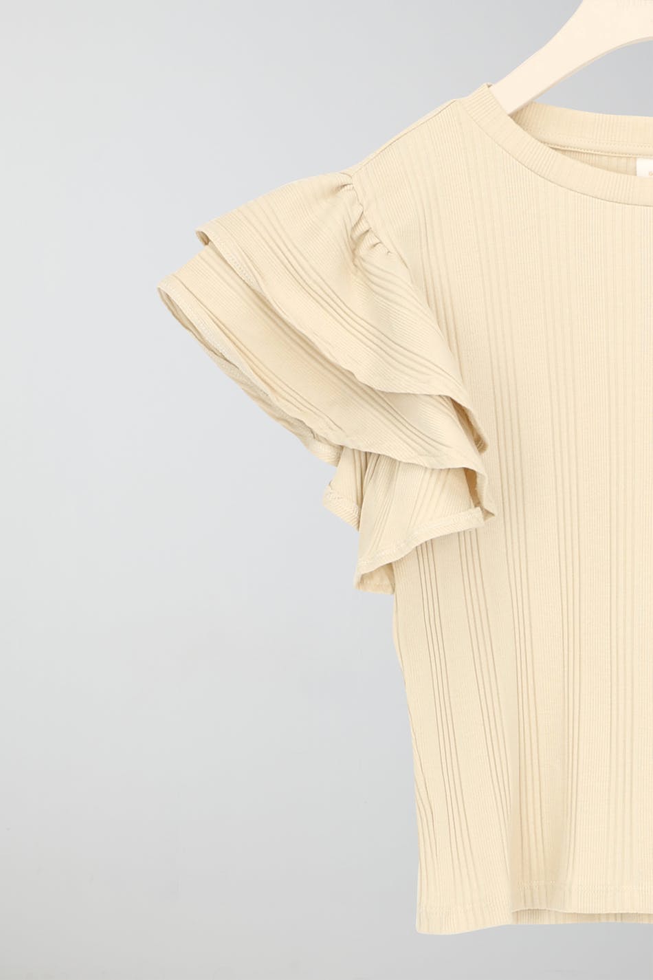 Y double frill top