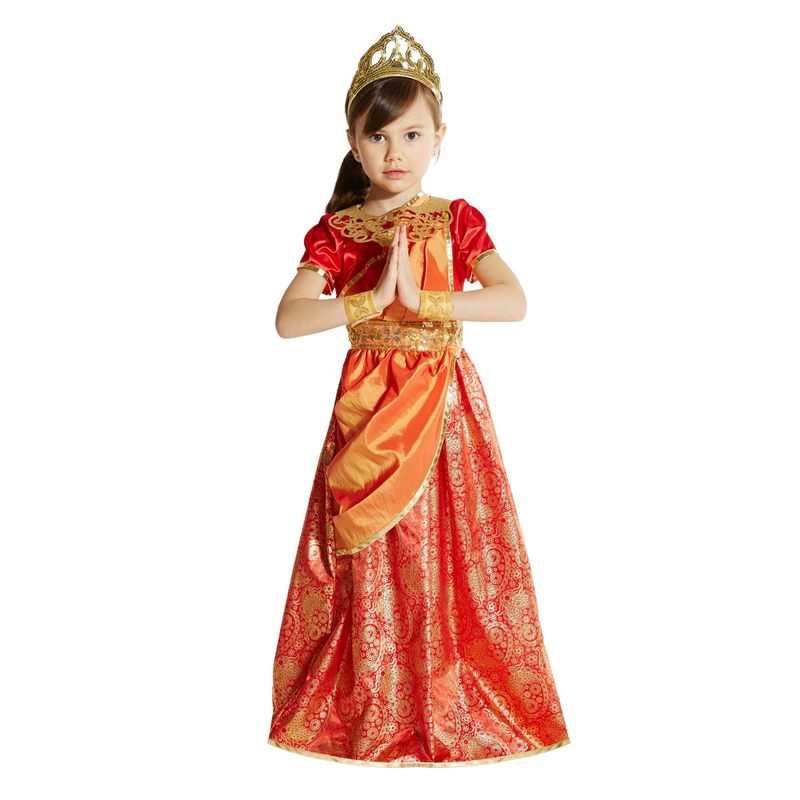 Déguisement de princesse cambodgienne 6-8 ans Oxybul
