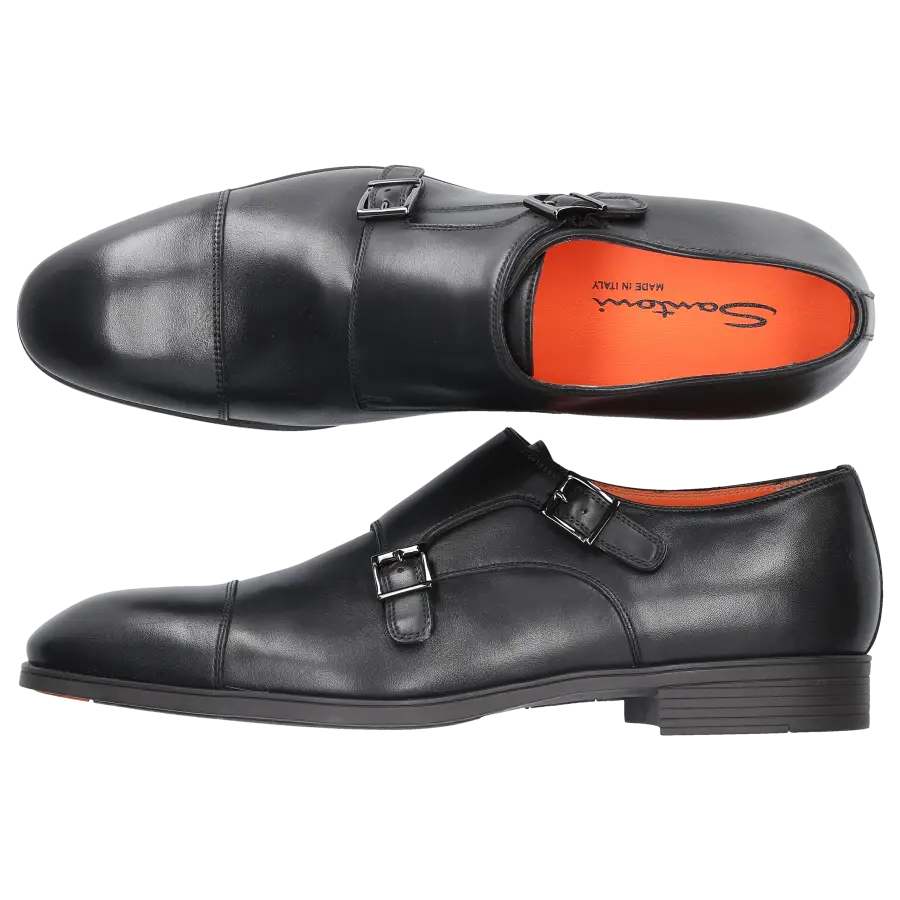 Santoni - Businessschuhe 14549 Kalbsleder - schwarz