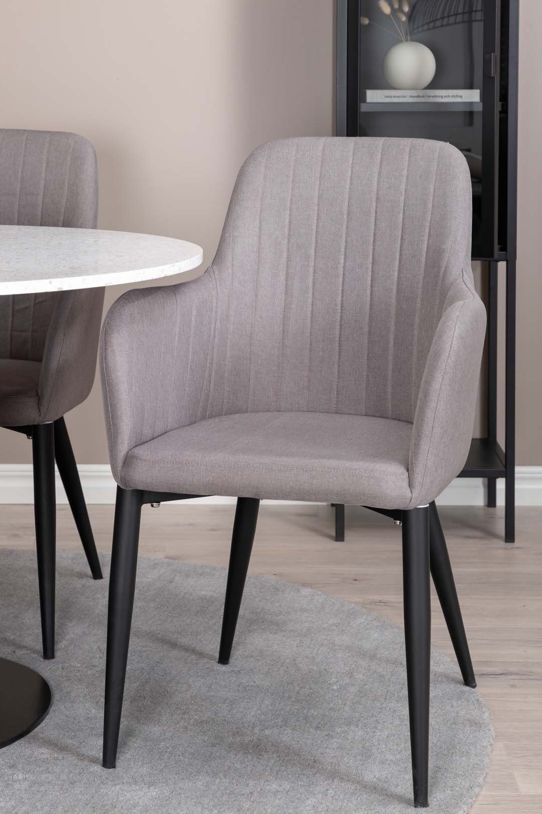 ebuy24 Essgruppe Razzia Essgruppe Tisch weiß und 4 Comfort Stühle g