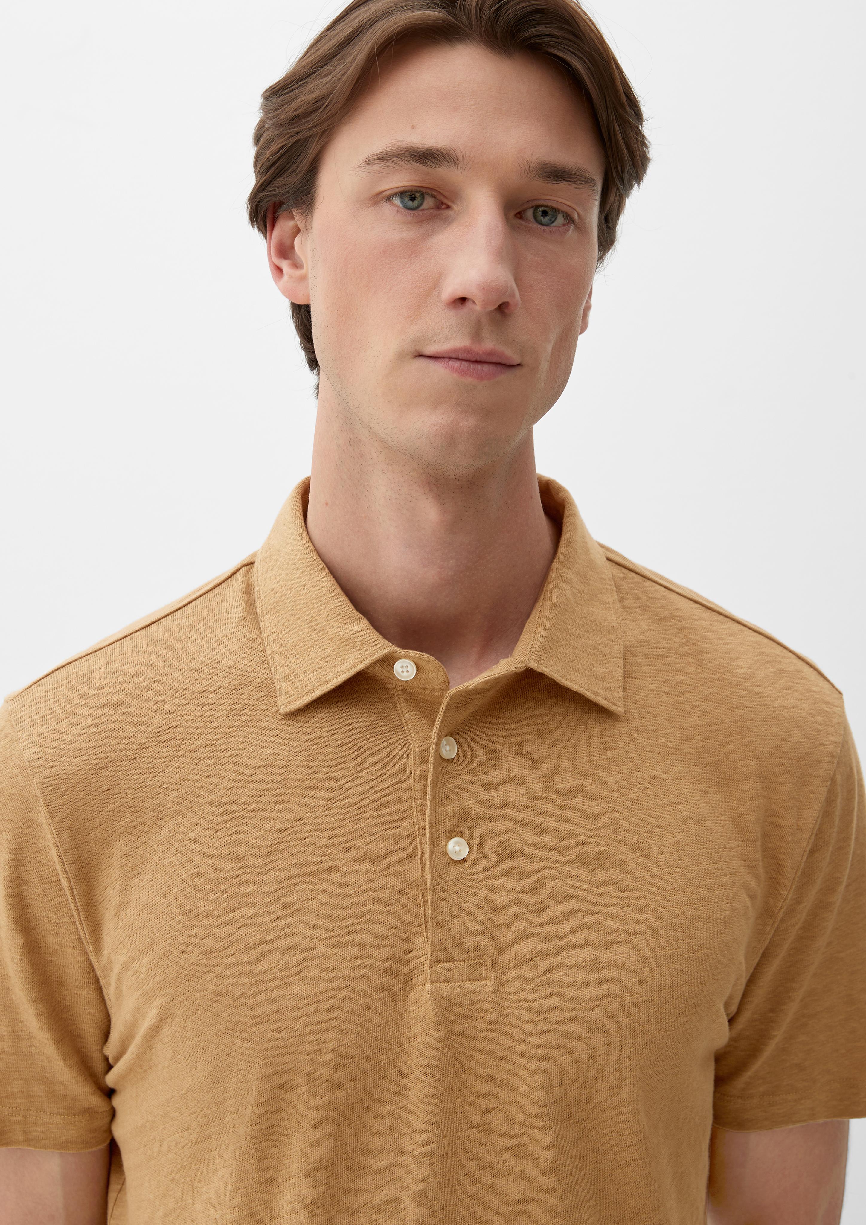 Poloshirt aus Leinen  2131478-8468