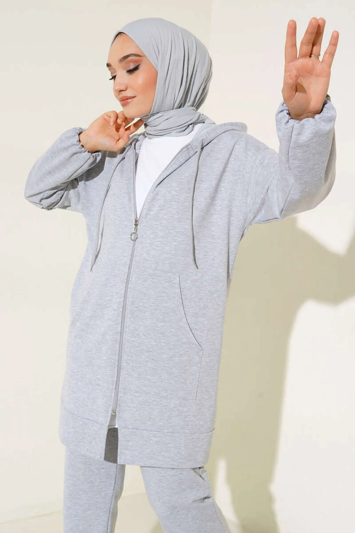 VOLT CLOTHİNG  Zweiteiler - Grau - Regular Fit
