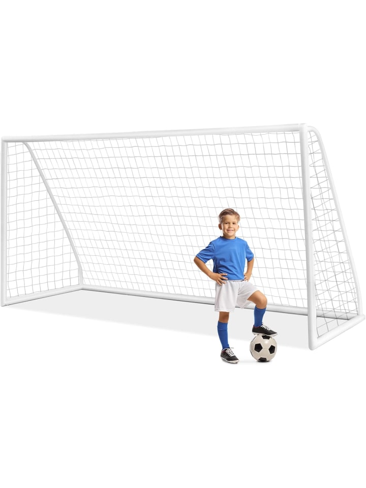 COSTWAY Fußballtor 365x182cm in Weiß günstig kaufen onesize