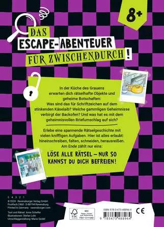 Ravensburger Escape Rätsel: Küche des Grauens