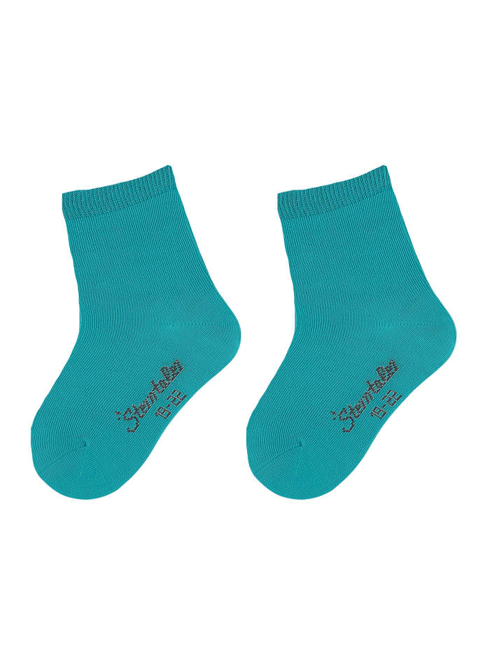 Sterntaler Socken 2er-Pack uni in hellgrün günstig kaufen