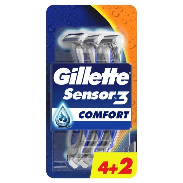 Gillette Sensor3 Disposable Razor Blades 6 pcs
