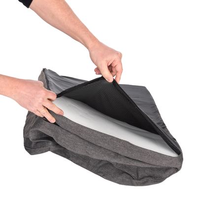 Orthopädisches Hundesofa grau