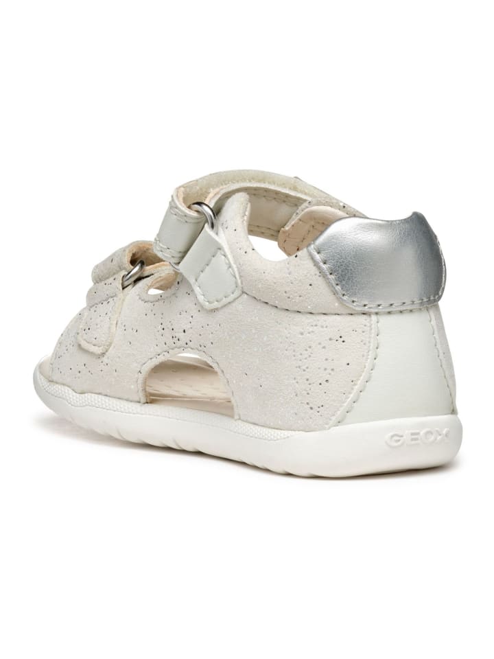 Geox Halbschuhe in Weiß/Silber günstig kaufen