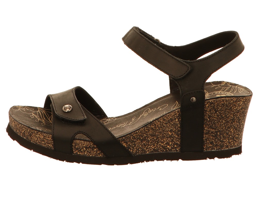 PANAMA JACK Keilsandalen schwarz