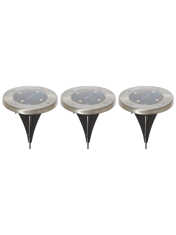 STAR Trading Solar-Bodenleuchte Lawnlight 3er Set günstig kaufen onesize