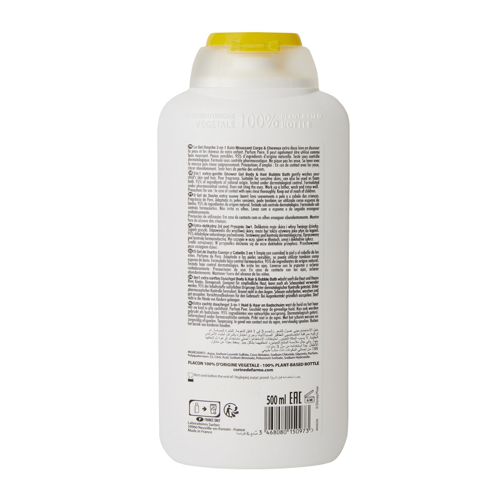 corine de farme Gel douche corps et cheveux et bain moussant 3en1 Toy Story / Raya Gel douche