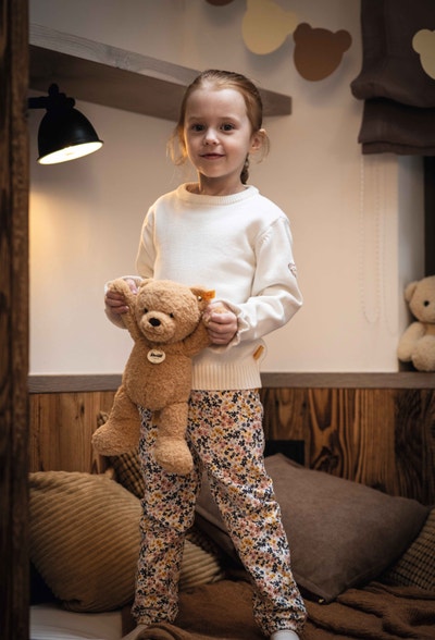 Pullover, beige für Mädchen