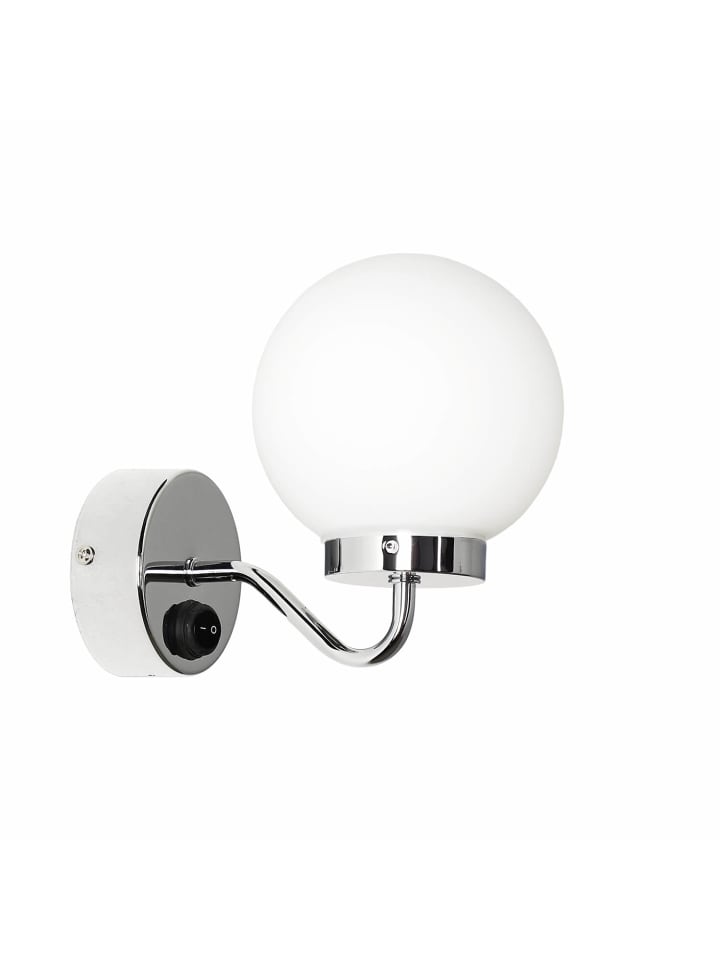 Licht-Erlebnisse Wandlampe in Chrom Weiß günstig kaufen onesize
