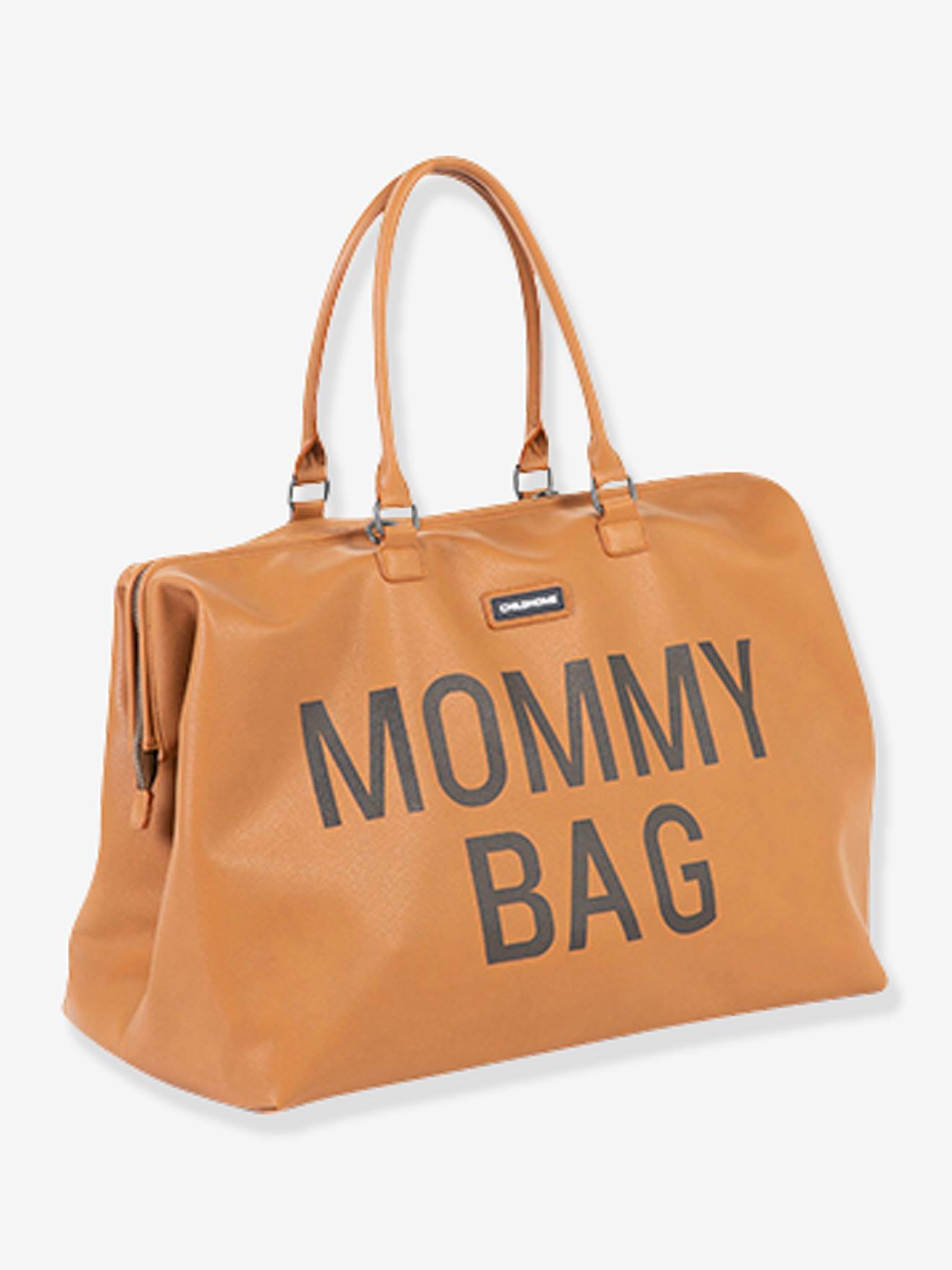 Childhome Große Wickeltasche MOMMY BAG, Lederoptik CHILDHOME - braun