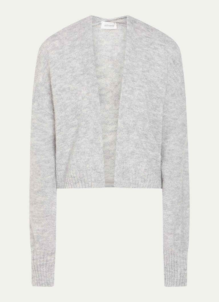 alchemist Louiza coarse knit conspicuous vest in alpaca wool blend