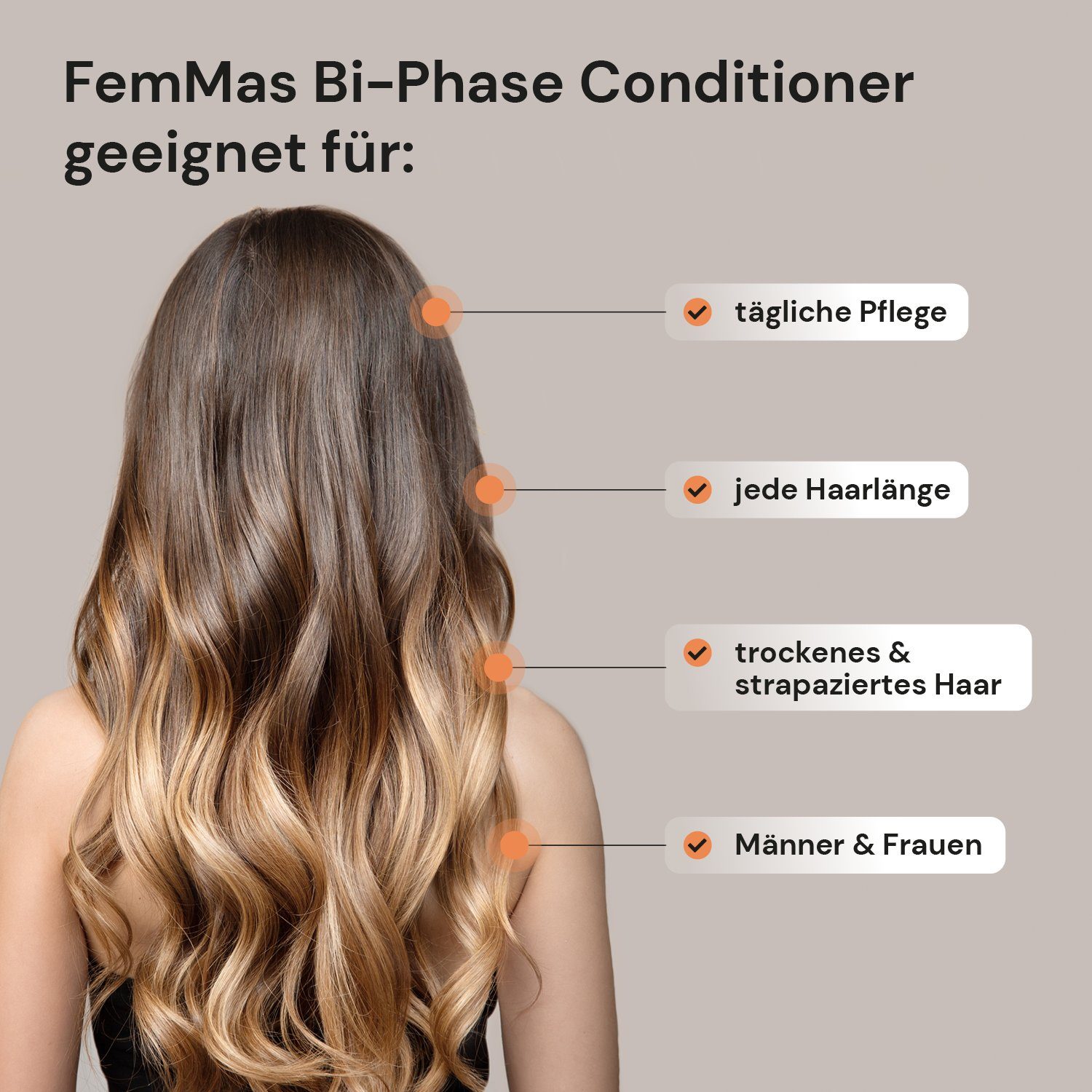 Femmas Premium Haarpflege-Spray FemMas Bi-Phase Spray Kollagen 300ml