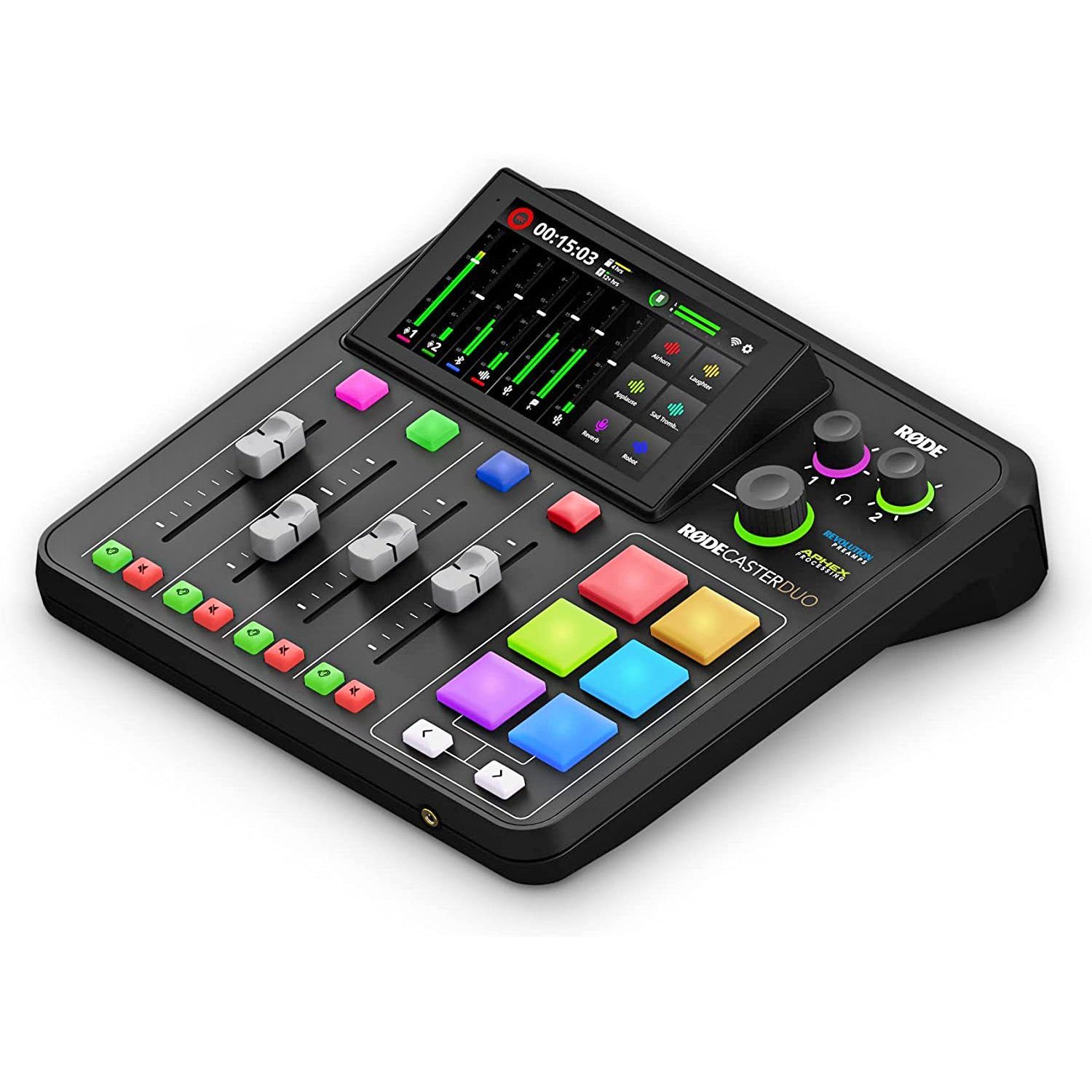 RODE Microphones Mischpult Rode Rodecaster Pro Duo Podcast Station mit Kopfhörer