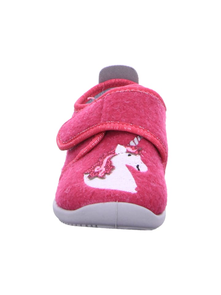 Fischer Markenschuh Hausschuh in rot günstig kaufen