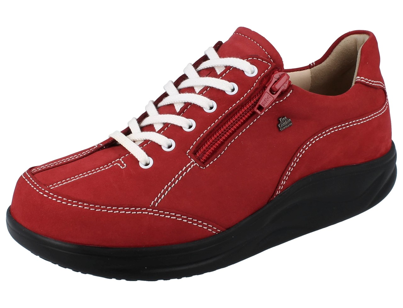 FINN COMFORT Freizeit Schnürer rot