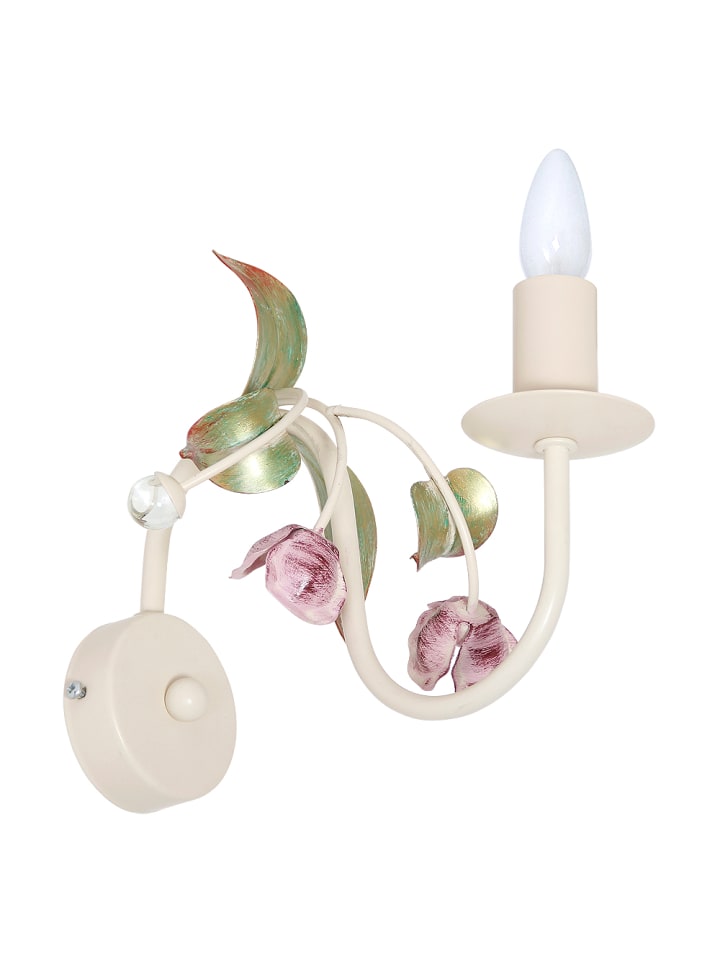 Licht-Erlebnisse Wandlampe in Weiß Rosa Grün günstig kaufen onesize