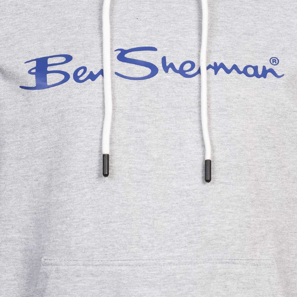 BEN SHERMAN Casual Herren Hoodie 0067810G-GREY MARL