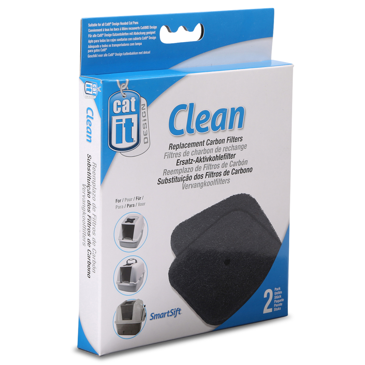 Catit Katzentoilette Ersatzfilter 2er Pack - Cat It Katzenzubehör