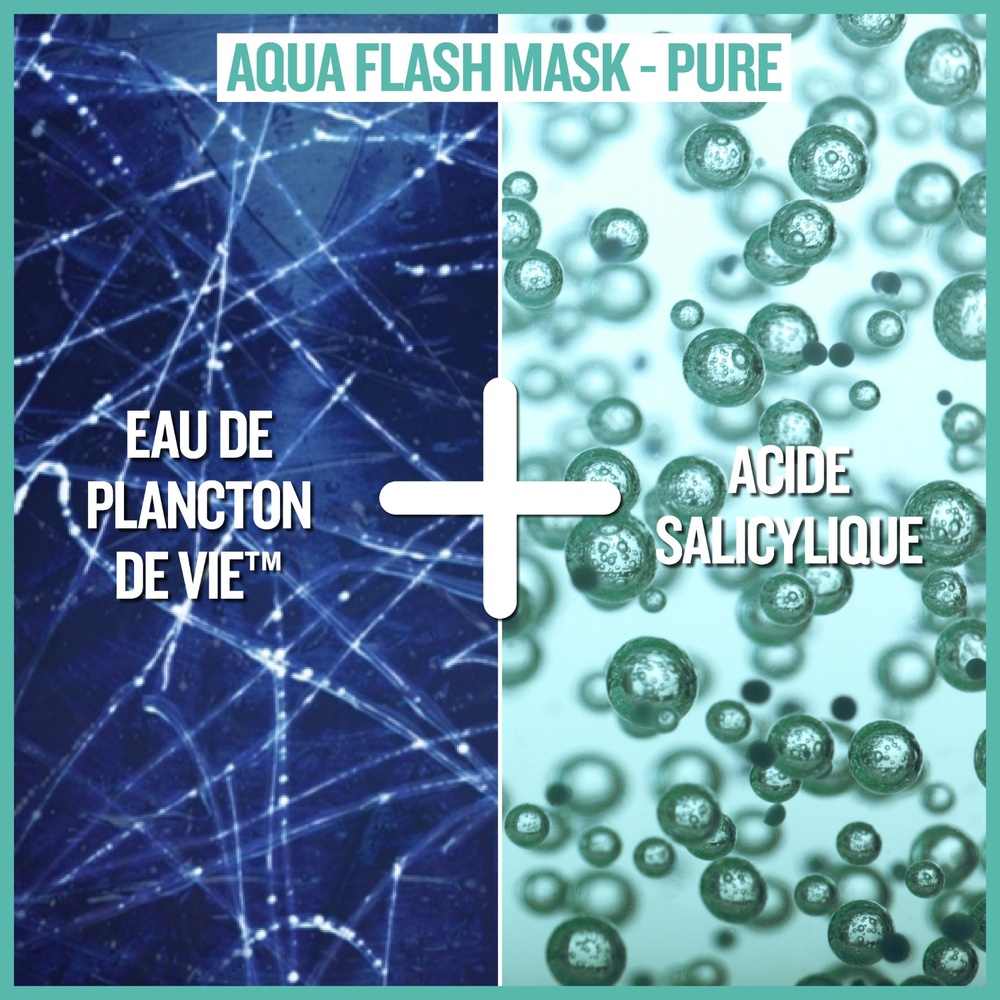 Biotherm Aqua Flash Mask Masque Tissu Pureté et Hydratation